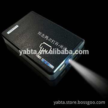 hot selling LED lightn up 8000mAh mobile power bank, dual USB port protable mobile power bank for iphone mobile power supply
